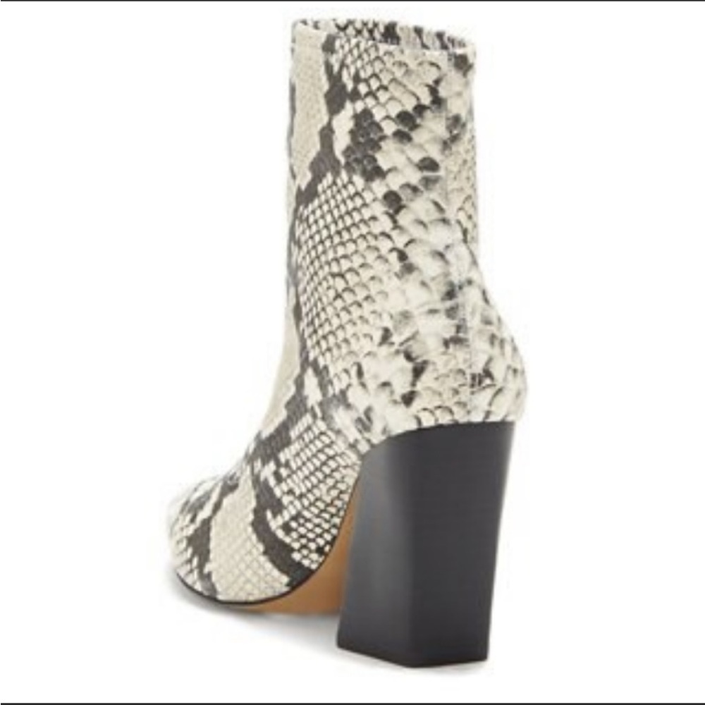 Vince Camuto Setillen Bootie Snakeskin look sz 10 - Picture 5 of 8